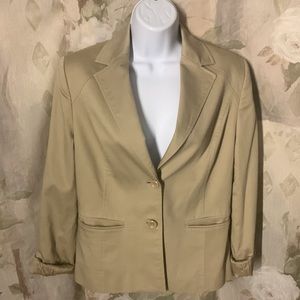 ALFANI Tan Blazer size 6